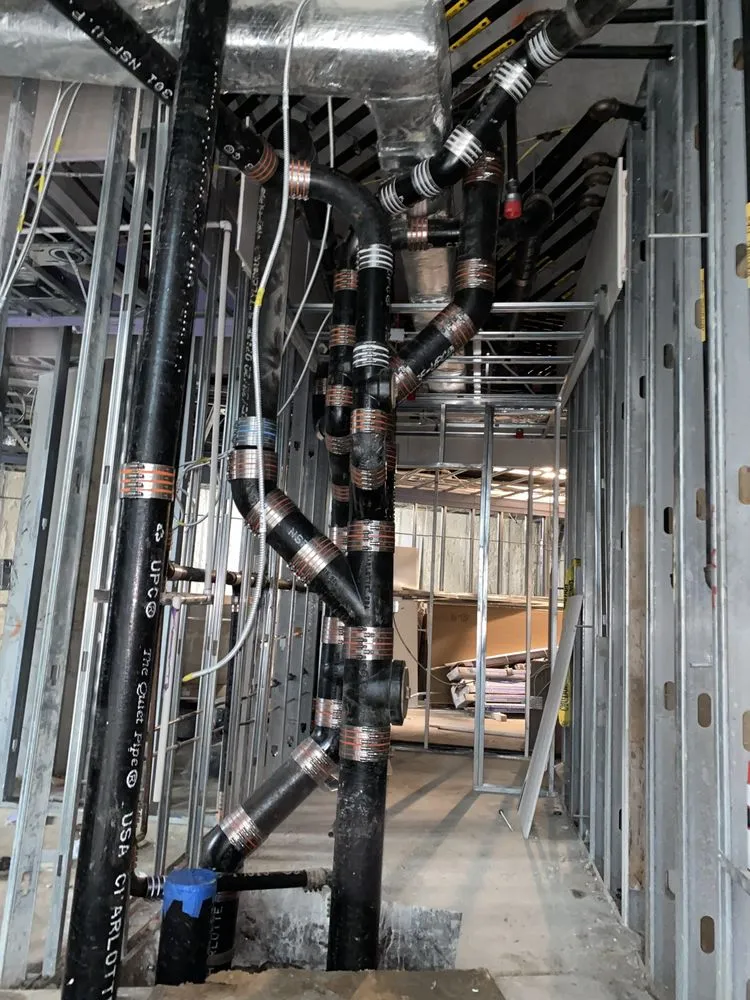 Slide of N & S plumbing