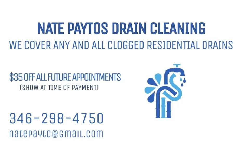 Slide of Nate Paytos Drain Cleaning