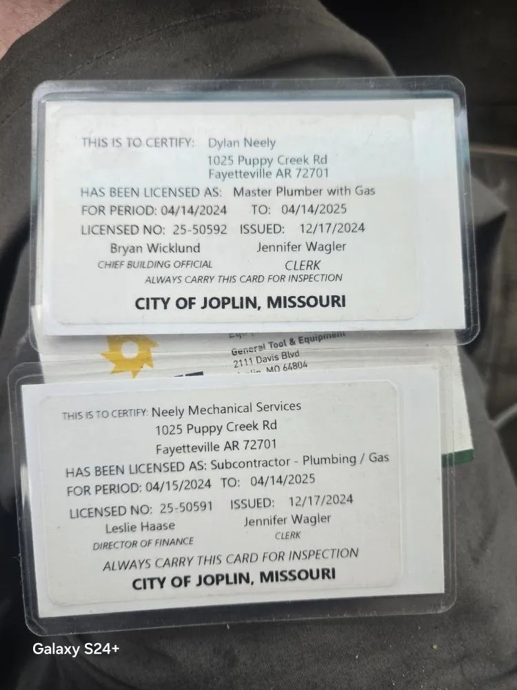 Emergency drain cleaning in Fayetteville, AR by Neely Mechanical Services