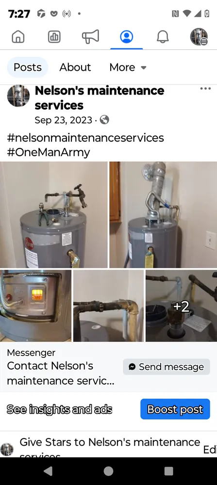 Slide of Nelson's Maintenance Services