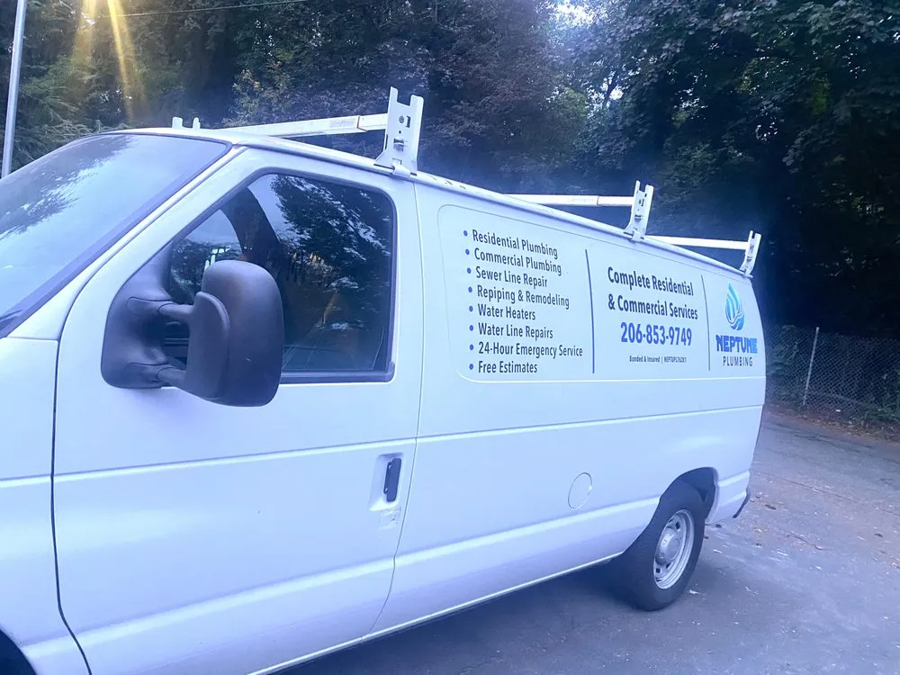 Slide of Neptune Plumbing