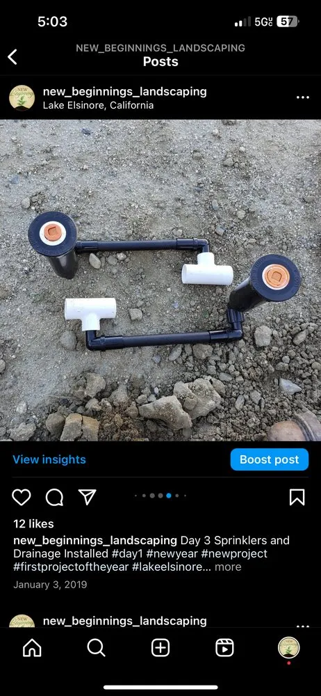 Slide of New Beginnings Landscaping