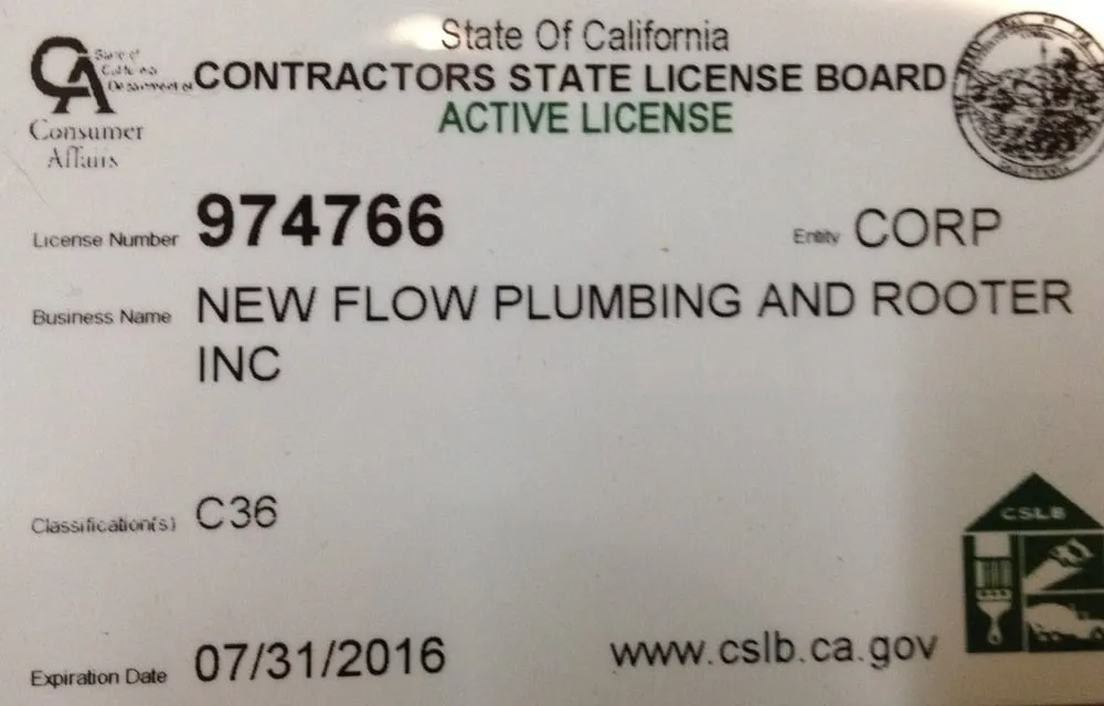 Slide of New Flow Plumbing Burbank