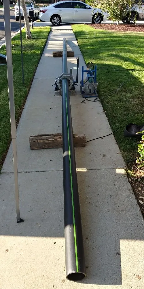 Slide of New Line Plumbing and Rooter