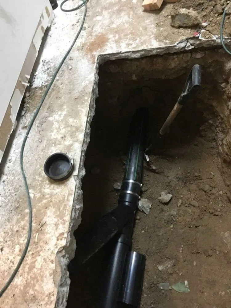 Slide of New Line Plumbing and Rooter