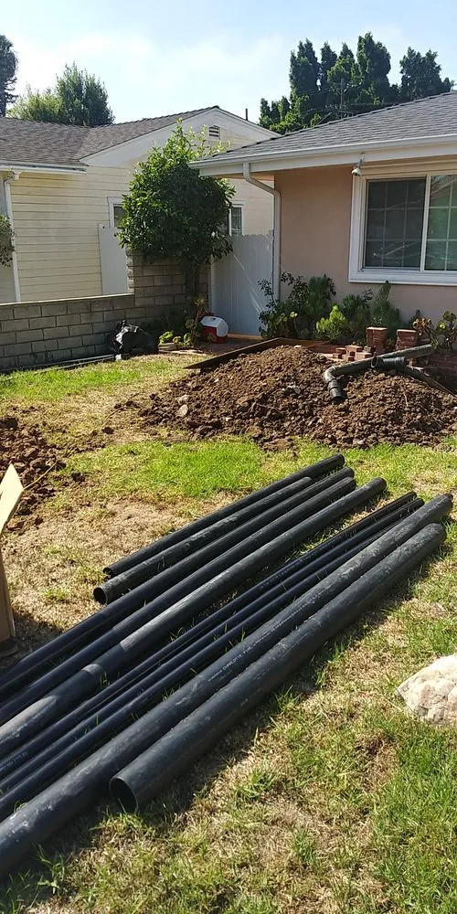 Slide of New Line Plumbing and Rooter