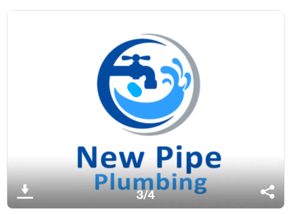 Slide of New Pipe Plumbing