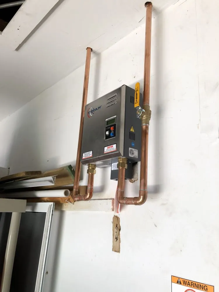 Slide of New Pipe Plumbing