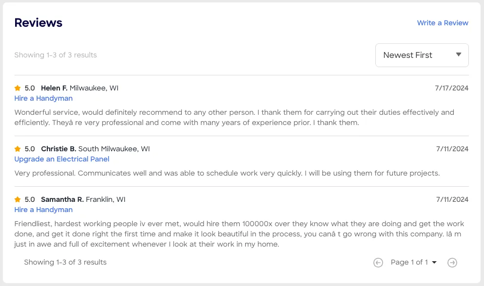 Slide of New Village Property Services