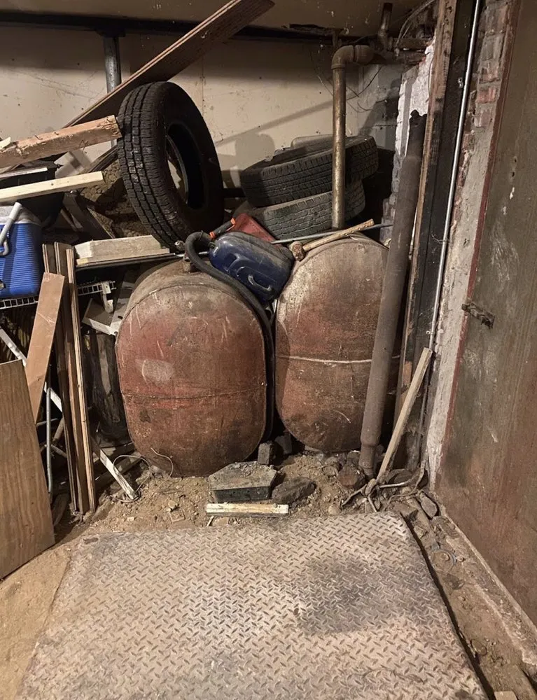 Slide of New World Oil Tank Removal