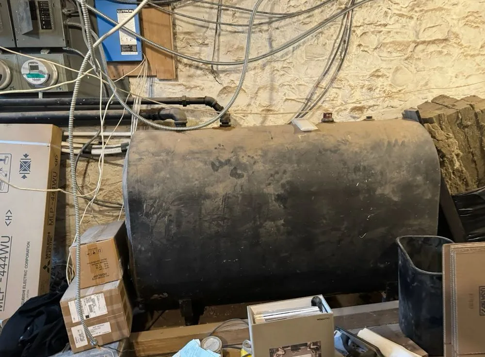 Slide of New World Oil Tank Removal