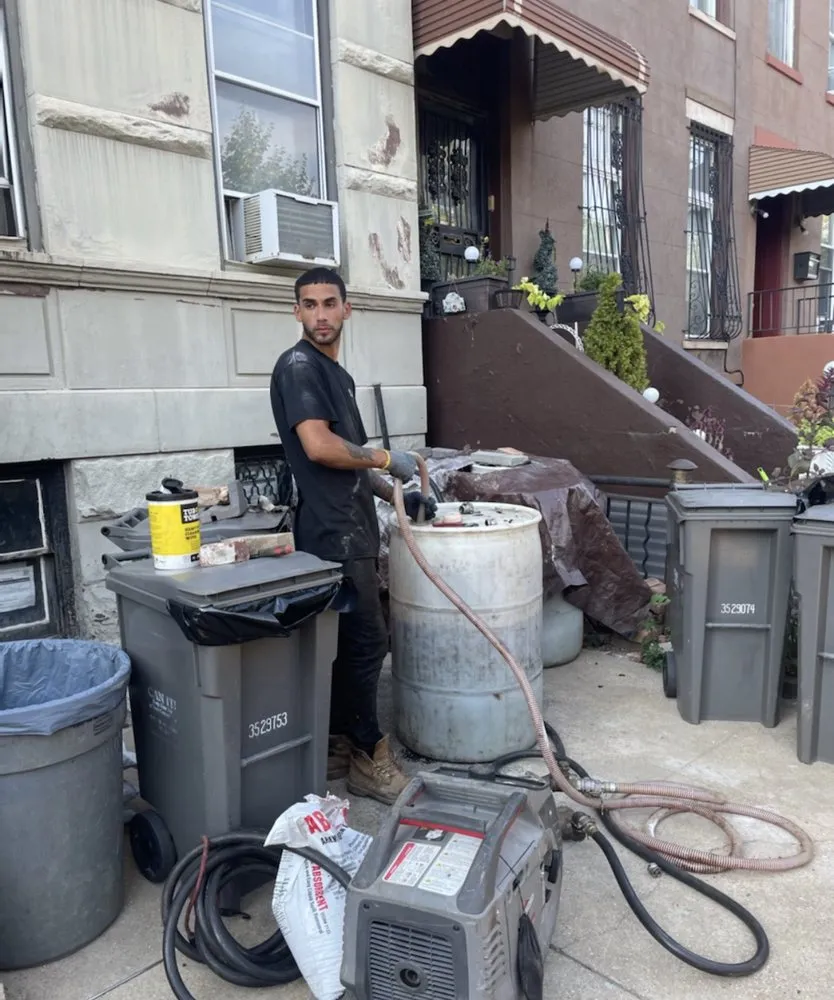 Slide of New World Oil Tank Removal