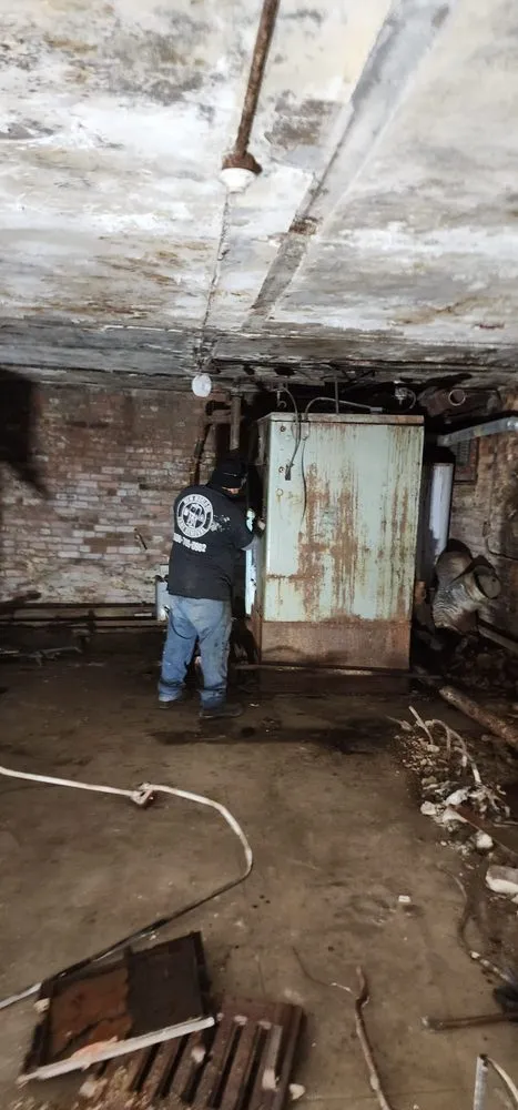 Slide of New World Oil Tank Removal