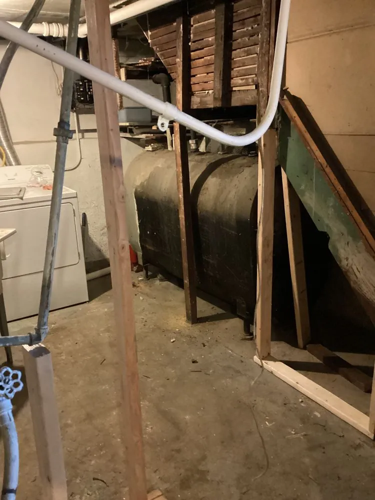 Slide of New World Oil Tank Removal