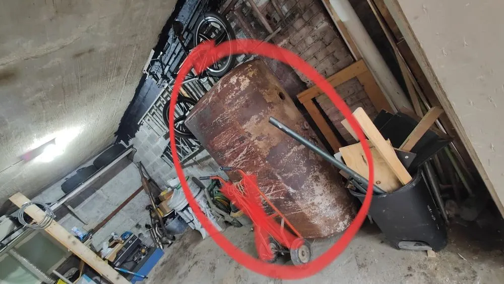 Slide of New World Oil Tank Removal