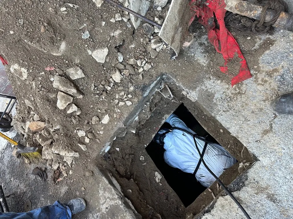 Slide of New World Oil Tank Removal