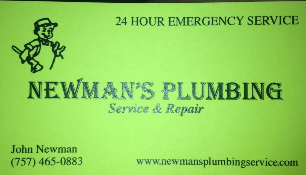 Trusted pipe repair experts serving Portsmouth, VA - Newman's Plumbing Service & Repair