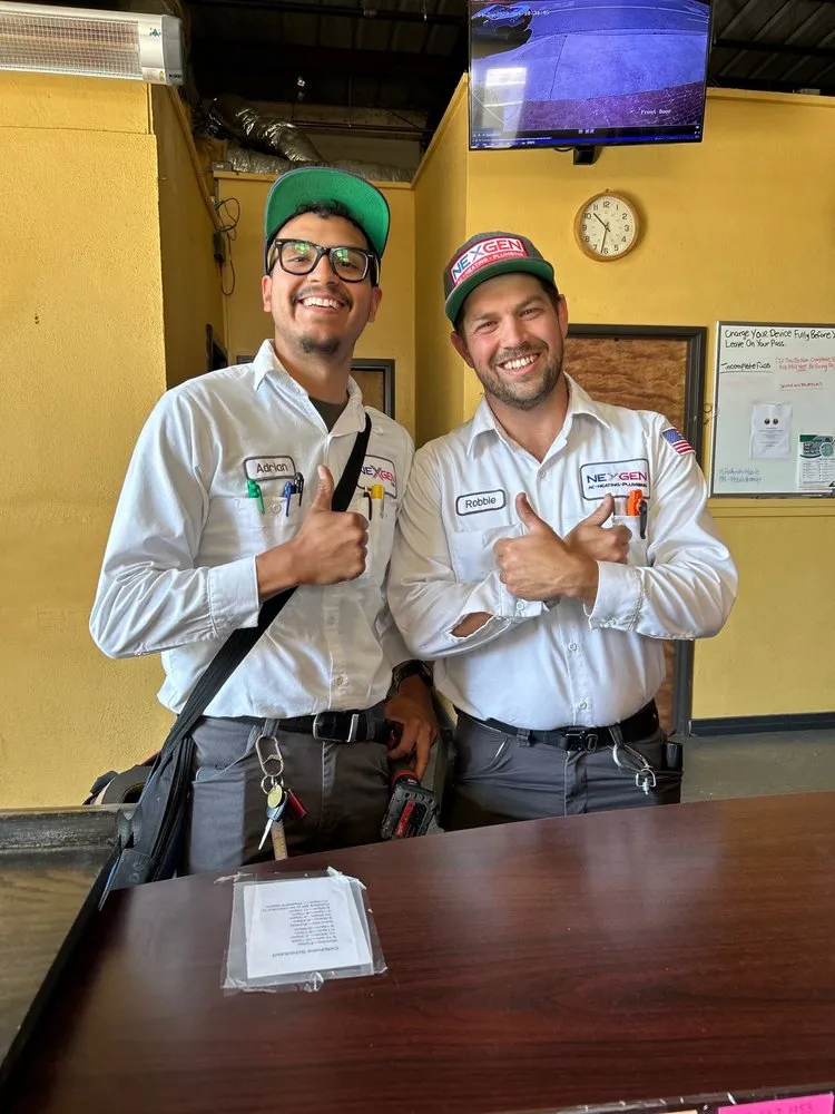 Slide of NexGen HVAC & Plumbing