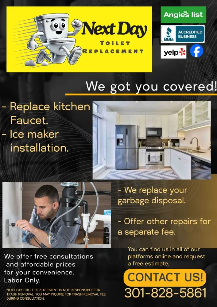 Slide of Next Day Toilet Replacement