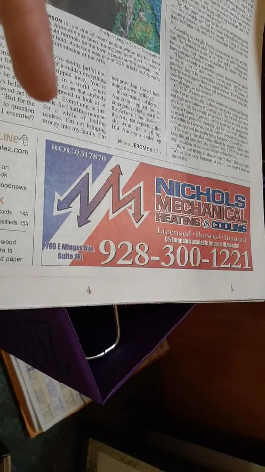 Top-rated water heater service experts serving Cottonwood, AZ - Nichols Mechanical