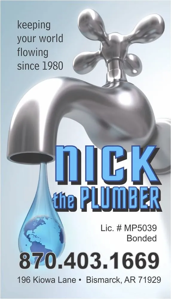 Reliable plumbing repair experts serving Bismarck, AR - Nick The Plumber