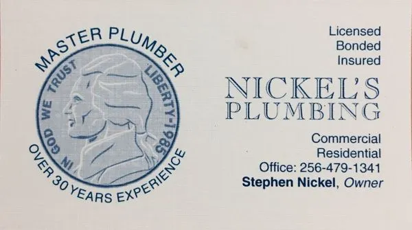 Nickels Plumbing Logo