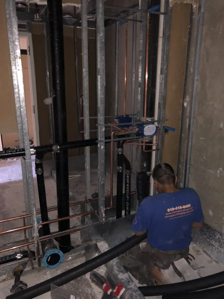 Slide of Nimos plumbing