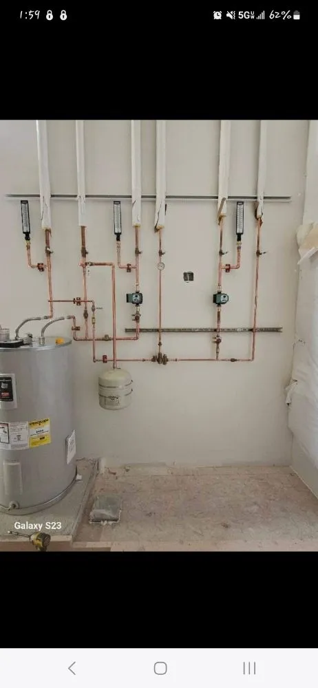 Slide of No Limit Plumbing