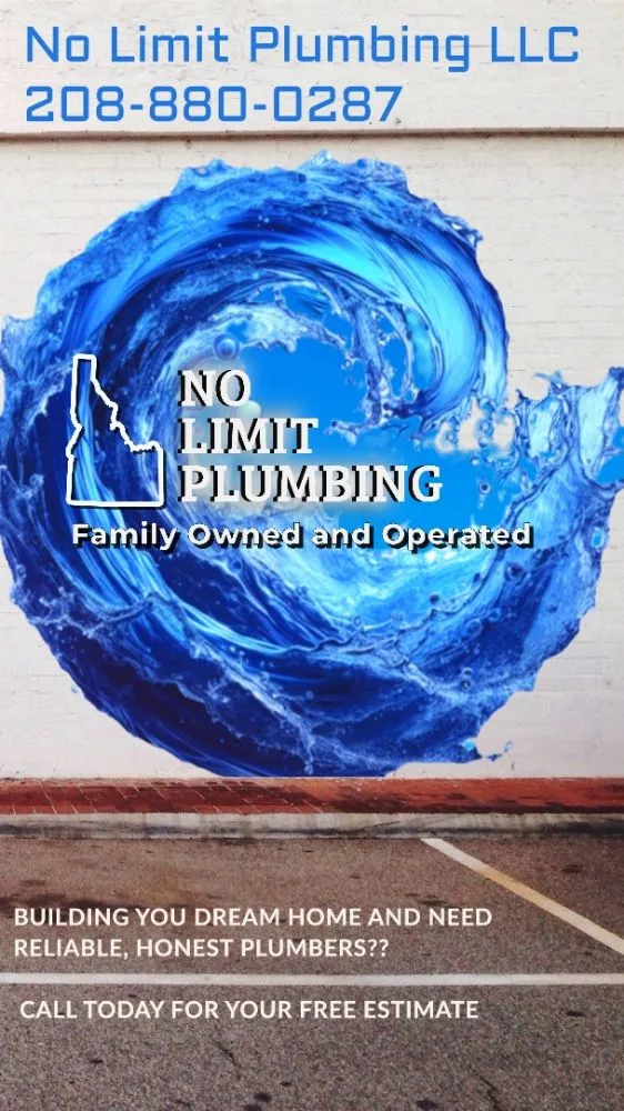 Slide of No Limit Plumbing