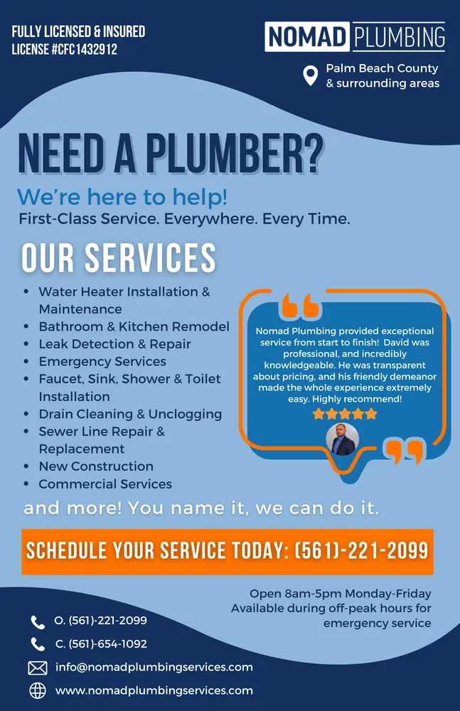 Slide of NOMAD Plumbing