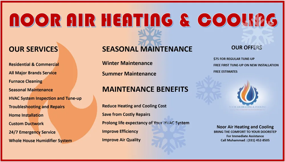 Slide of Noor Air Heating & Cooling