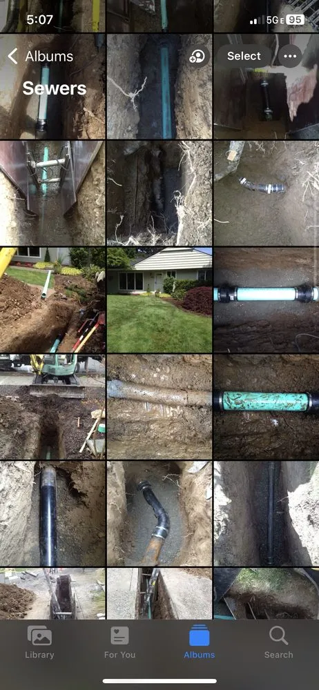 Slide of Northern Eagle Excavation