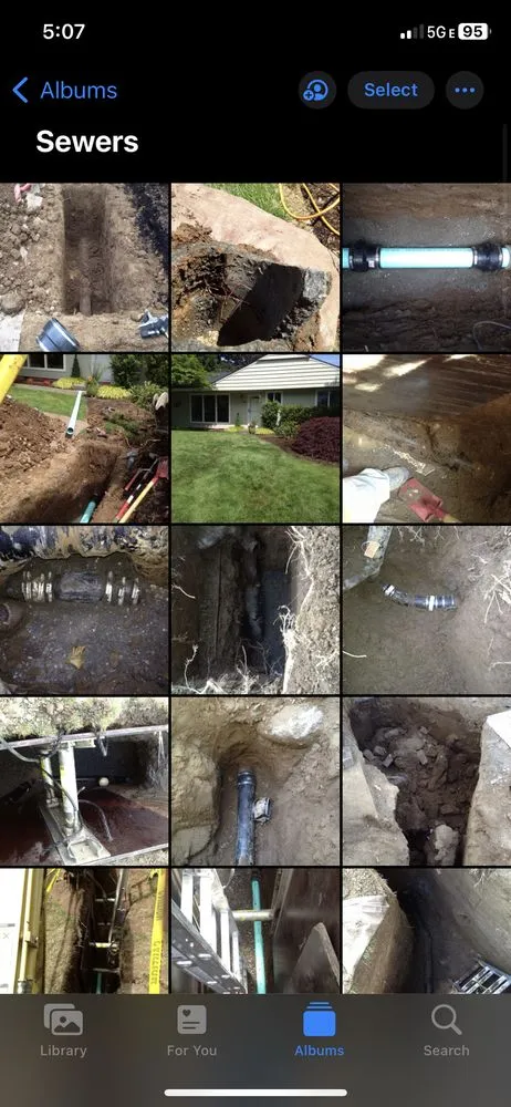 Slide of Northern Eagle Excavation