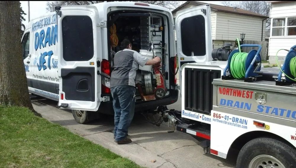 Slide of Northwest Drain Station