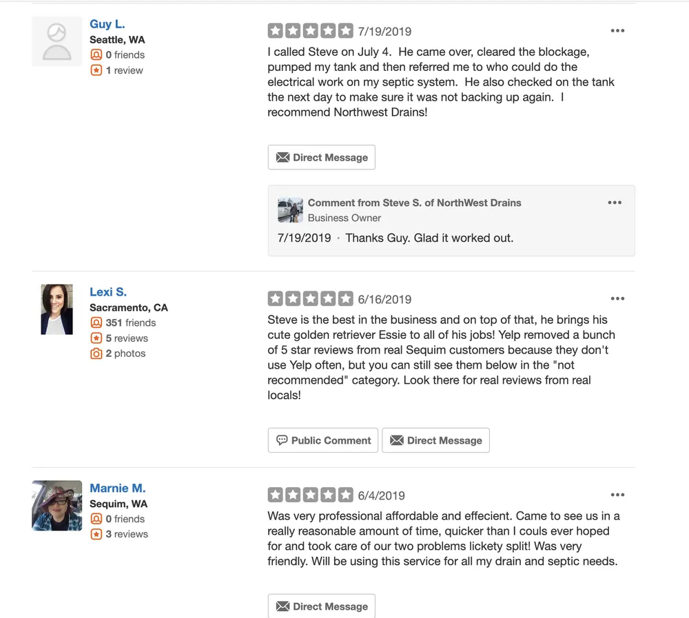 Slide of Northwest Drains