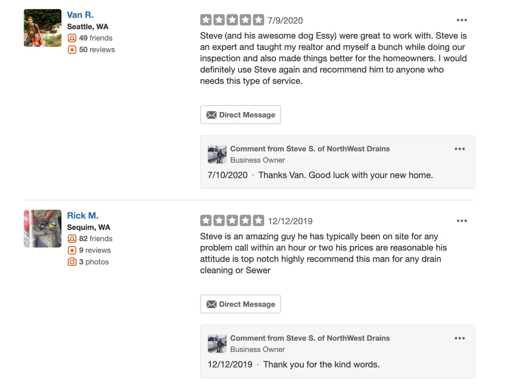 Slide of Northwest Drains