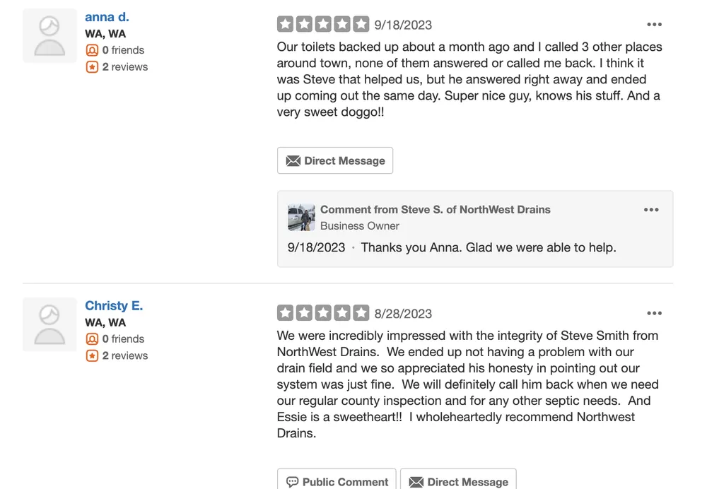 Slide of Northwest Drains