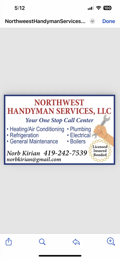 Slide of Northwest Handyman Services