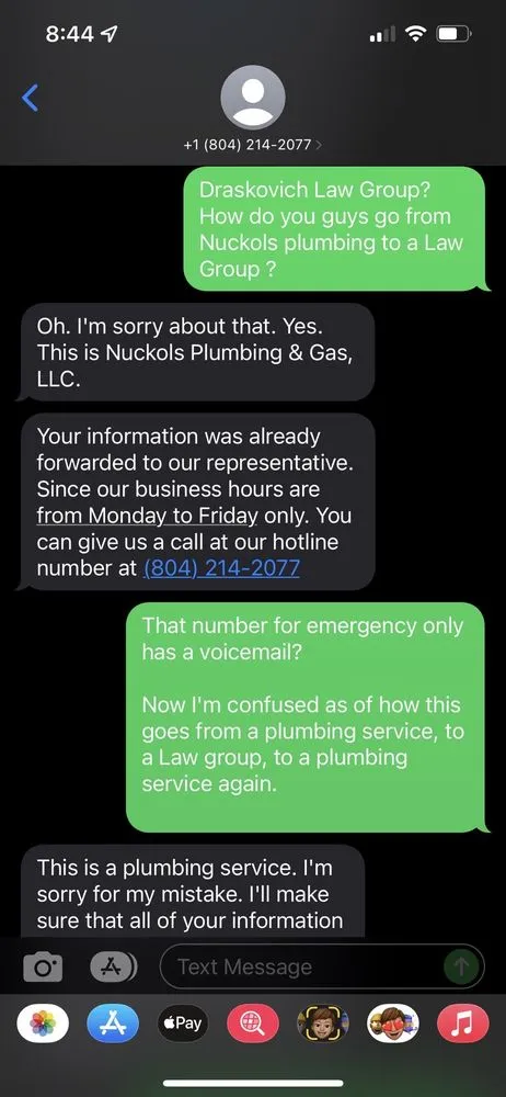 Slide of Nuckols Plumbing & Gas