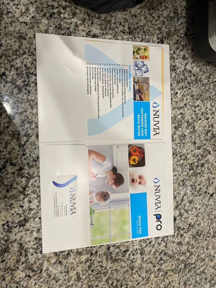 Slide of Nuvia Water Technologies