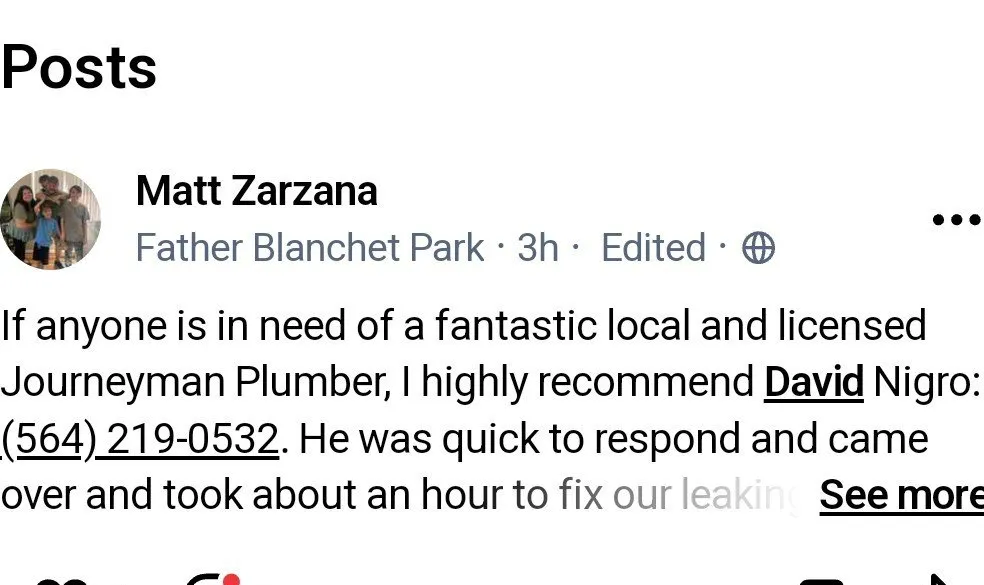 Slide of NW Plumbing Solutions