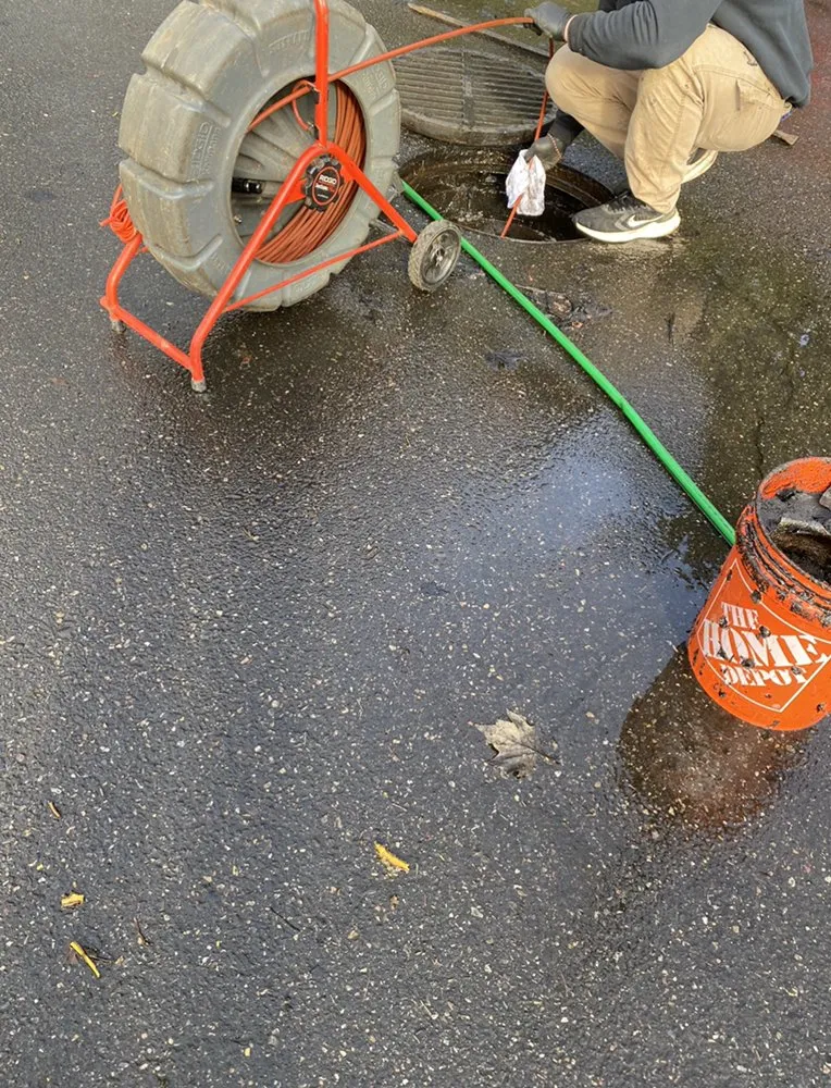 Slide of NW Sewer & drain