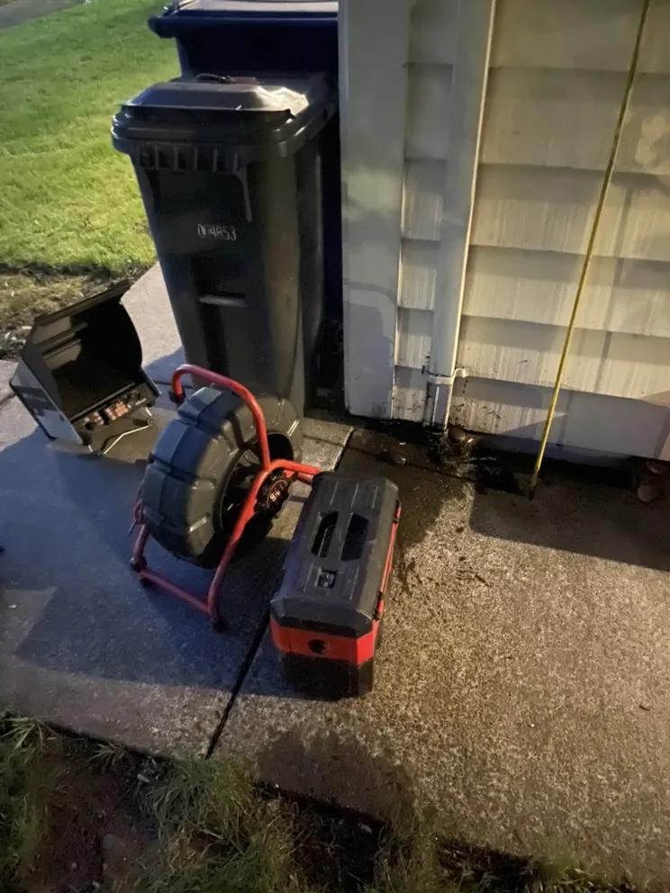 Slide of NW Sewer & drain