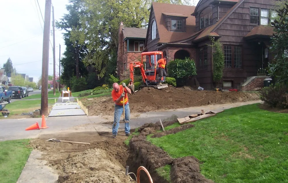 Slide of NW Sewer and Drain