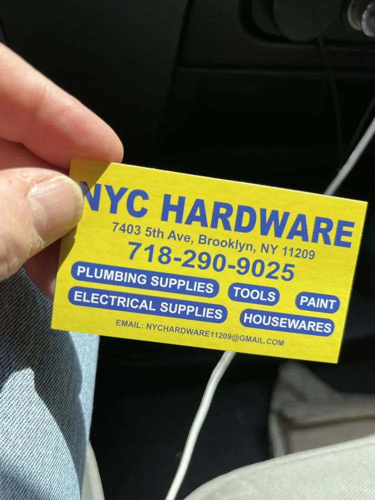Slide of NYC Hardware