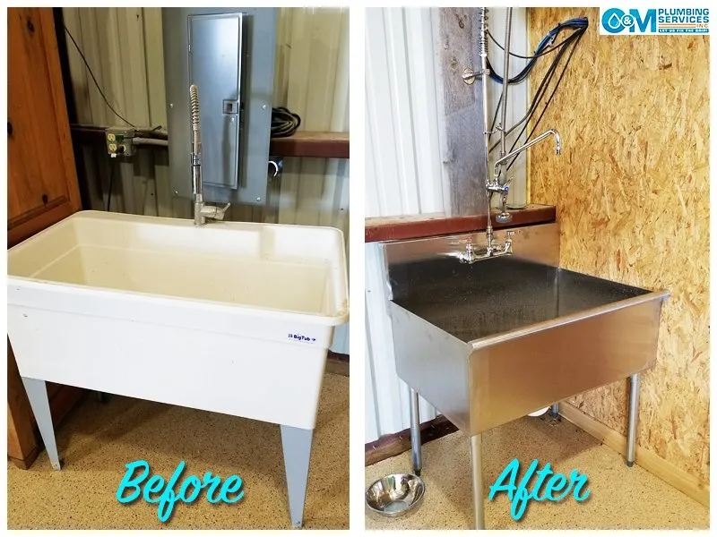 Slide of O & M Plumbing Services