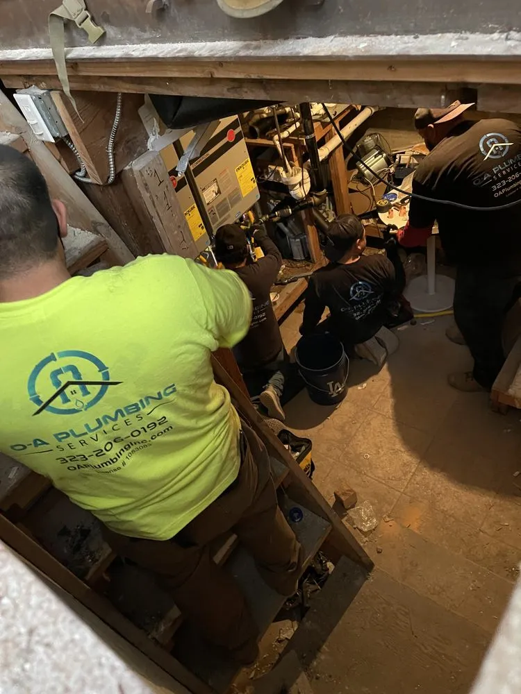 Reliable water heater service in Los Angeles, CA by OA Plumbing Services