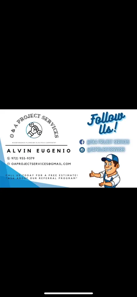 Emergency emergency plumbing service in Irving, TX - O&A Project Services