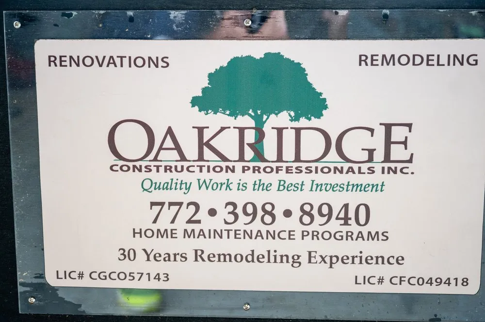 Slide of Oakridge Construction Professionals