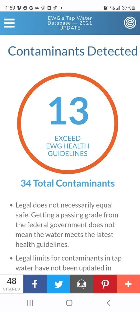 Slide of Oasis Filtration